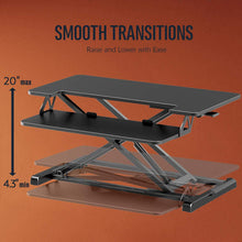 Load image into Gallery viewer, Computer Lifting Table, Desk Converter Stand Up Desk Riser, Height Adjustable .