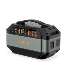 Load image into Gallery viewer, GOFORT 330W Portable Power Station, 299Wh Solar Generator Backup Power, Battery Pack with 110V AC/DC/QC 3.0 USB/Type-C Port