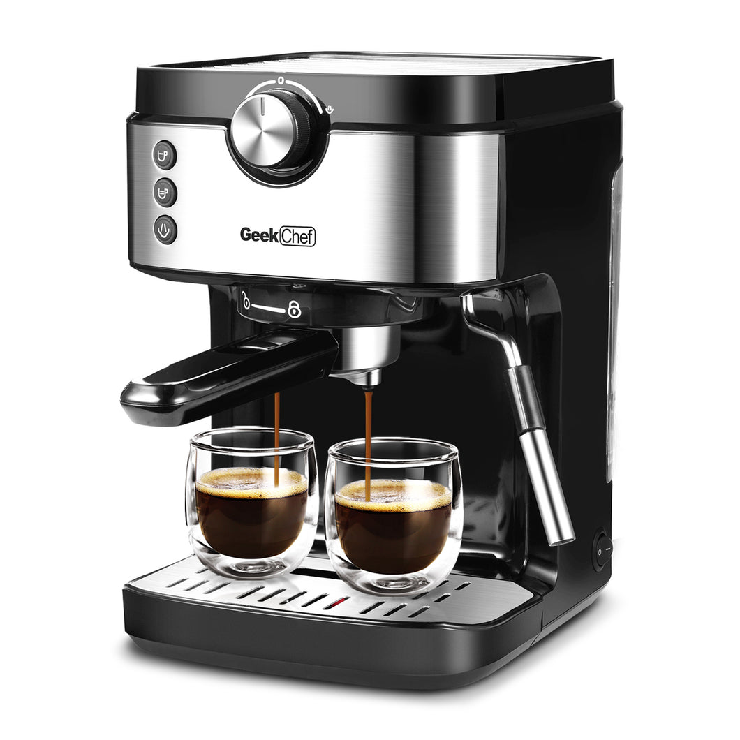 Espresso Machine 20 Bar Coffee Machine With Foaming Milk Frother Wand, 1300W High Performance No-Leaking 900ml Removable Water Tank Coffee Maker For Espresso, Cappuccino, etc.Banned on Amazon