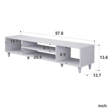 Load image into Gallery viewer, DIY 4-Grid TV Cabinet Stand up to 57.87 Inches for Living Room