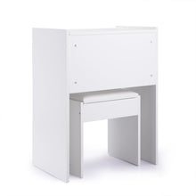 Load image into Gallery viewer, Dressing table set with storage compartment-white