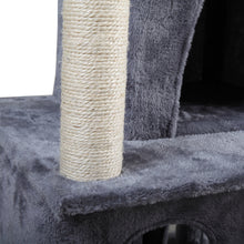 Load image into Gallery viewer, Cat tree-two square nest light gray