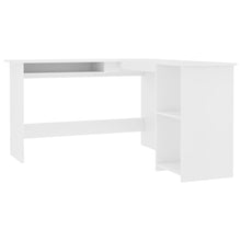 Load image into Gallery viewer, L-Shaped Corner Desk White 47.2&quot;x55.1&quot;x29.5&quot; Chipboard
