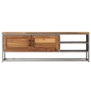 TV Cabinet Recycled Teak and Steel 47.2"x11.8"x15.7"