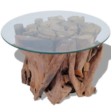 Load image into Gallery viewer, Coffee Table Solid Teak Driftwood 23.6&quot;