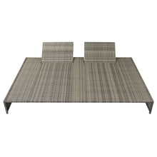 Load image into Gallery viewer, Outdoor Lounge Set 15 Pieces Poly Rattan Gray