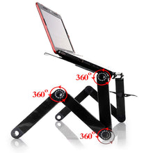 Load image into Gallery viewer, Free shipping Adjustable Laptop Stand, Portable Laptop Table Stand Ergonomic Lap Desk TV Bed Tray Standing Desk YJ