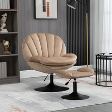 Load image into Gallery viewer, Swivel Accent Chair, Adjustable Seat Height TV Chair .