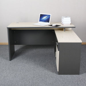 Office furniture desk sets l shaped melamine board office desk with side return{4 Left Only }