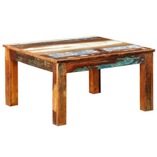 Load image into Gallery viewer, Coffee Table Square Reclaimed Wood