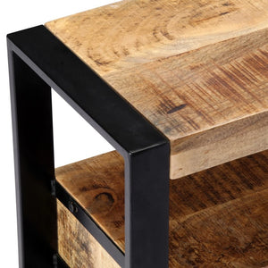 TV Cabinet 59.1"x11.8"x17.7" Solid Mango Wood