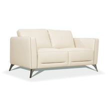 Load image into Gallery viewer, Malaga Loveseat; Cream Leather 55006