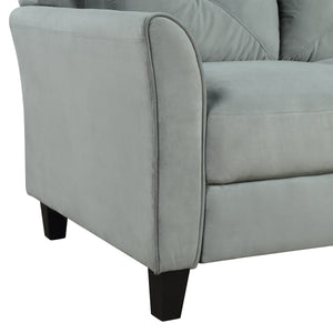 Button Tufted 3 Piece Chair Loveseat Sofa Set