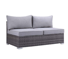 Load image into Gallery viewer, Sheffield 4PC Pack Patio Sofa Set; Gray Fabric &amp; Gray Finish OT01091