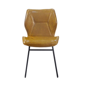 Set of 2, Leather Dining Chair with High-Density Sponge .