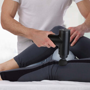 Percussion Massage Gun Rechargeable Deep Tissue Vibration Massager Handheld Leg Body Cordless Massager