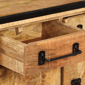 Sideboard 25.6"x11.8"x27.6" Solid Mango Wood