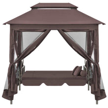 Load image into Gallery viewer, Gazebo Convertible Swing Bench Coffee