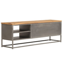 Load image into Gallery viewer, TV Cabinet Recycled Teak and Steel 47.2&quot;x11.8&quot;x15.7&quot;