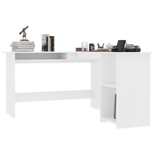 Load image into Gallery viewer, L-Shaped Corner Desk White 47.2&quot;x55.1&quot;x29.5&quot; Chipboard