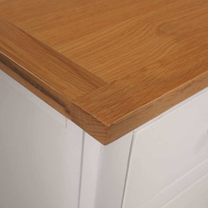 Sideboard 43.3"x13.2"x27.6" Solid Oak Wood