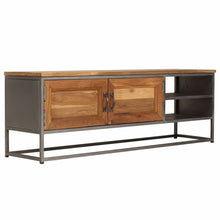 Load image into Gallery viewer, TV Cabinet Recycled Teak and Steel 47.2&quot;x11.8&quot;x15.7&quot;
