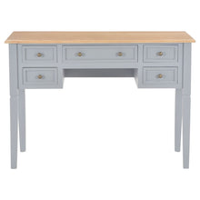 Load image into Gallery viewer, Writing Desk Gray 43.1&quot;x17.7&quot;x30.5&quot; Wood
