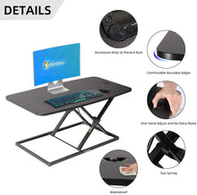 Load image into Gallery viewer, Smugdesk Standing Desk D-73L-36IN-BK