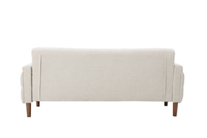 2047 White linen sofa bed