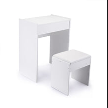 Load image into Gallery viewer, Dressing table set with storage compartment-white